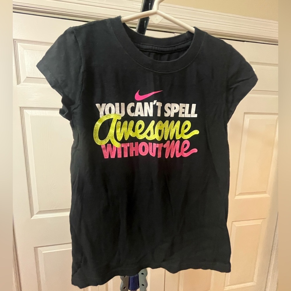 Nike Black Crew Neck Tee